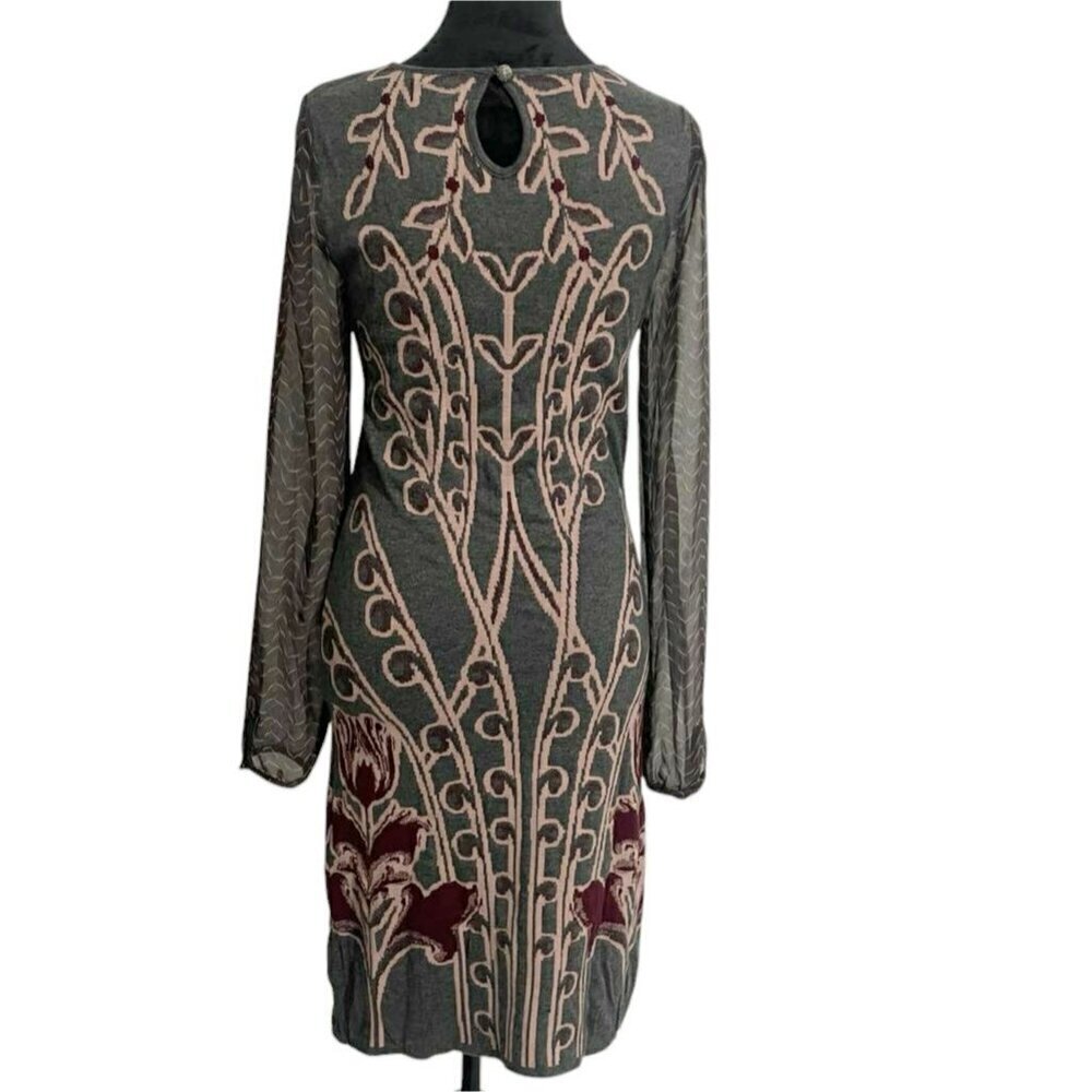 Anthropologie Knitted & Knotted Size XS Long Sleeve Dress Classy - Picture 5 of 9